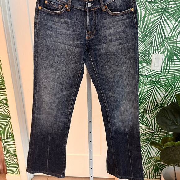 7 for all Mankind Women’s Bootcut Jeans Size 28 Dark Wash - Picture 3 of 10